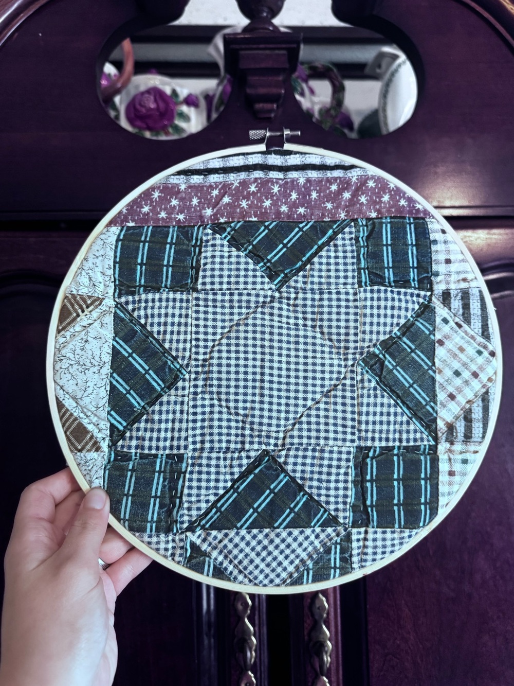 Vintage Farmhouse Quilt Hoop